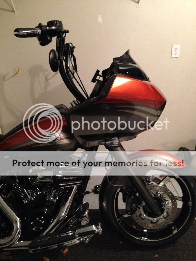 Carlini Menace handlebars installed (photos) Page 3 Harley Davidson